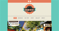 Desktop Screenshot of garlanddistrict.com